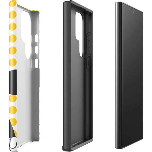 Disney Minnie Mouse Profile Yellow Dots Galaxy S25 Ultra Impact Case